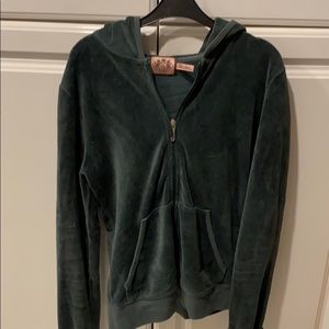 Juicy hoodie heather green